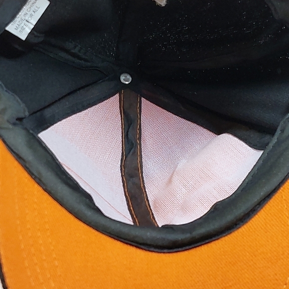 Dap Baltimore ORIOLES Orange & Black Adjustable Hat Baseball Cap Adult - Picture 6 of 10